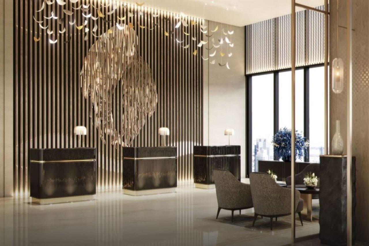 โรงแรมพาราเมาท์ มิดทาวน์ ดูไบ ภายนอก รูปภาพ The lobby of the hotel