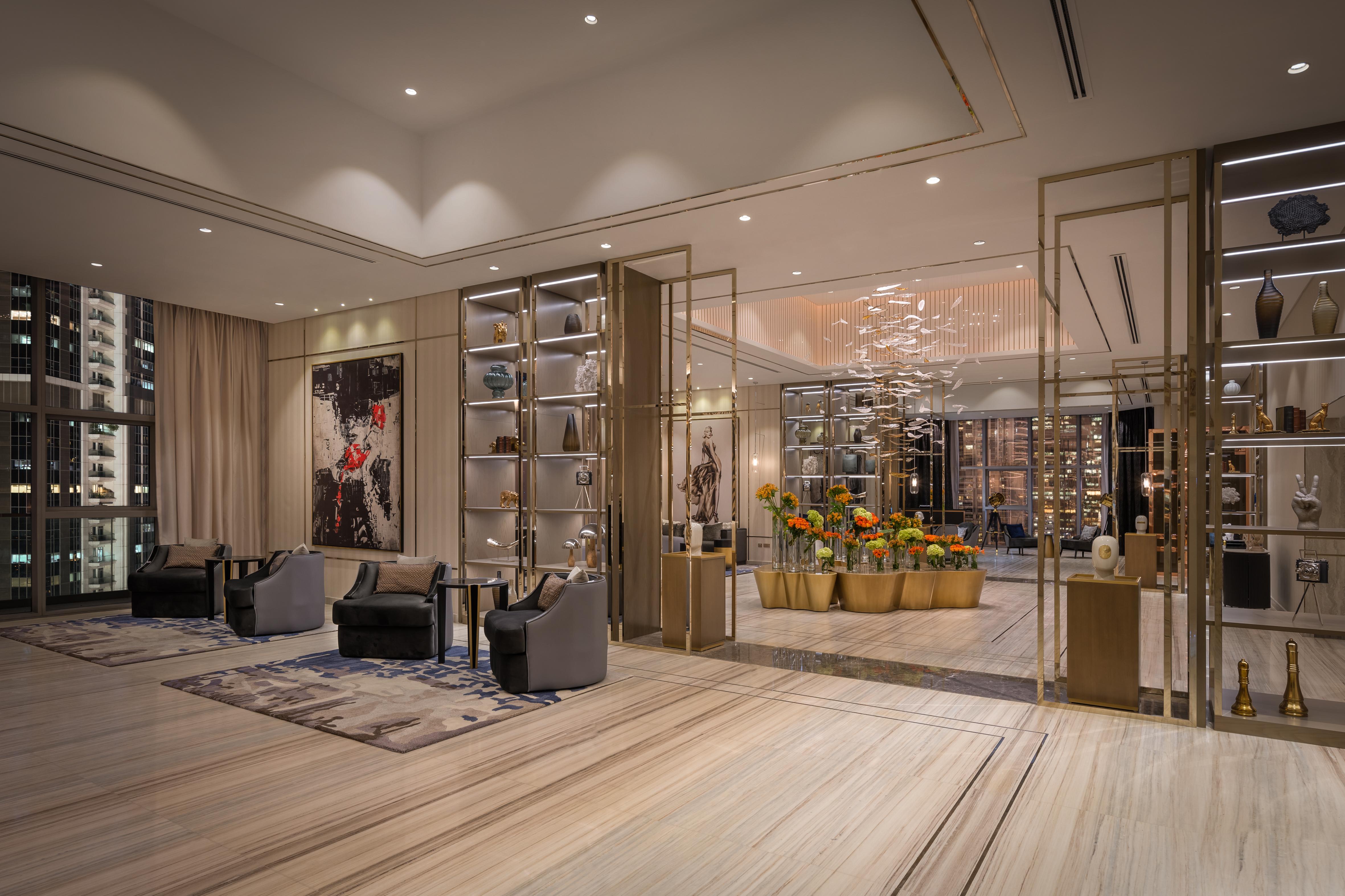 โรงแรมพาราเมาท์ มิดทาวน์ ดูไบ ภายนอก รูปภาพ The lobby